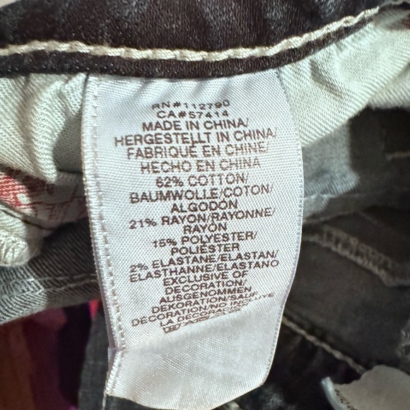 True Religion Slim Straight Size 31 inseam 28” - Picture 7 of 7